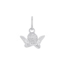 AMOR Anhänger (Halskette) Damen, 925 Silber rhodiniert, Motiv Engel, Rückseite