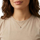 AMOR Halskette Damen, 375 Gold, Zirkonia weiß, Ansicht 2