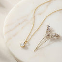 AMOR Halskette Damen, 375 Gold, Zirkonia weiß, Ansicht 6