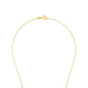 AMOR Halskette Damen, 375 Gold, Zirkonia weiß, Verschluss
