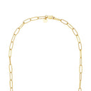 NOELANI women's necklace, stainless steel with gold IP plating, gold, clasp