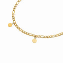 NOELANI Fußkette Women, Edelstahl IP gold, Ansicht 3