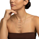 AMOR Halskette Unisex, 375 Gold, Ansicht 2