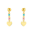 PRINZESSIN LILLIFEE Ohrring (Ohrhänger) Kids - Girls, Edelstahl IP gold, Ansicht 3
