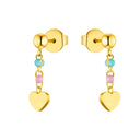 PRINZESSIN LILLIFEE Ohrring (Ohrhänger) Kids - Girls, Edelstahl IP gold, Ansicht 4