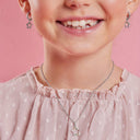 PRINZESSIN LILLIFEE Ohrring (Creolen) Kids - Girls, 925 Silber rhodiniert, am Model
