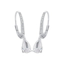 AMOR Ohrring (Creolen) Damen, 925 Silber rhodiniert, Zirkonia weiß, Ansicht 4