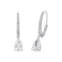 AMOR Ohrring (Creolen) Damen, 925 Silber rhodiniert, Zirkonia weiß, Hauptbild