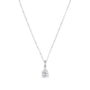 AMOR Halskette Damen, 925 Silber rhodiniert, Zirkonia weiß, Hauptbild