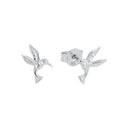 AMOR Ohrring (Ohrstecker) Damen, 925 Silber rhodiniert, Motiv Kolibri, Hauptbild