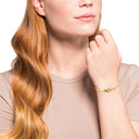 AMOR Armband Damen, 925 Silber vergoldet, Ansicht 2