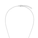 AMOR Halskette Damen, 925 Silber rhodiniert, Motiv Rose, Ansicht 5