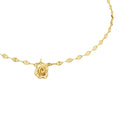 AMOR Fußkette Damen, 925 Silber vergoldet, Motiv Rose, Ansicht 4