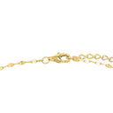 AMOR Fußkette Damen, 925 Silber vergoldet, Motiv Rose, Verschluss