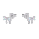 PRINZESSIN LILLIFEE Mädchen Ohrstecker in 925 Silber
