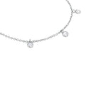 AMOR Fußkette Damen, Edelstahl, Zirkonia weiß, Ansicht 4