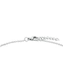 AMOR Fußkette Damen, Edelstahl, Zirkonia weiß, Verschluss