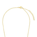 AMOR Kette mit Anhänger Damen, Edelstahl IP gold, Verschluss