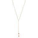 AMOR women's Y-necklace, stainless steel with gold IP plating, main image