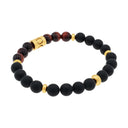 JOOP! men's bracelet, stainless steel with gunmetal IP plating, gold, view 8