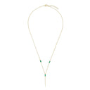 AMOR women's Y-necklace, gold-plated 925 sterling silver, view 3