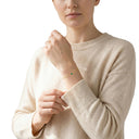 AMOR Armband Women, 925 Silber vergoldet, am Model