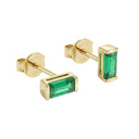 AMOR women's stud earrings, gold-plated 925 sterling silver, view 3