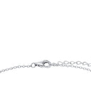 AMOR Armband Damen, 925 Silber rhodiniert, Zirkonia weiß, Verschluss