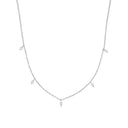 AMOR Halskette Damen, 925 Silber rhodiniert, Zirkonia weiß, Hauptbild