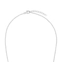 AMOR Halskette Damen, 925 Silber rhodiniert, Zirkonia weiß, Verschluss