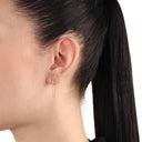 AMOR Ohrring (Ohrstecker) Damen, 925 Silber rhodiniert, Ansicht 2