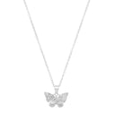 AMOR women's necklace, rhodium-plated 925 sterling silver, main image