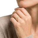 AMOR Ring Women, 925 Silber vergoldet, Gold, Ansicht 9