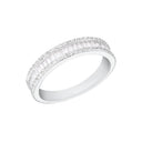 AMOR Ring Damen, 925 Silber rhodiniert, Zirkonia weiß, Hauptbild