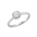 AMOR women's ring, rhodium-plated 925 sterling silver, main image