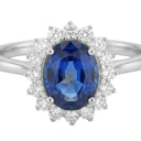 AMOR women's ring, rhodium-plated 925 sterling silver, view 4