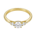 AMOR women's ring, gold-plated 925 sterling silver, view 4