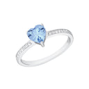 AMOR women's ring, rhodium-plated 925 sterling silver, main image