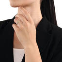 AMOR Ring Damen, 375 Gold, Ansicht 2