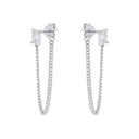 AMOR Ohrring (Ohrstecker) Damen, 925 Silber rhodiniert, Ansicht 4