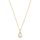 AMOR women's pendant necklace, gold-plated 925 sterling silver, main image