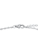 AMOR Armband Damen, 925 Silber rhodiniert, Verschluss