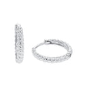 AMOR Ohrring (Creolen) Damen, 925 Silber rhodiniert, Hauptbild