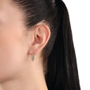 AMOR Ohrring (Creolen) Damen, 375 Gold, Ansicht 2