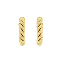AMOR Ohrring (Creolen) Damen, 375 Gold, Ansicht 3