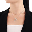 AMOR Anhänger (Halskette) Damen, 925 Silber rhodiniert, Zirkonia weiß, Ansicht 2