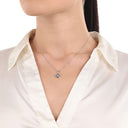 AMOR Halskette Damen, 925 Silber rhodiniert, Motiv Herz, Ansicht 2