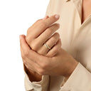 AMOR women's ring, 375 gold, view 2