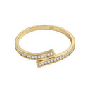 AMOR women's ring, 375 gold, view 4