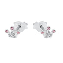 PRINZESSIN LILLIFEE girls' crown stud earrings in 925 sterling silver